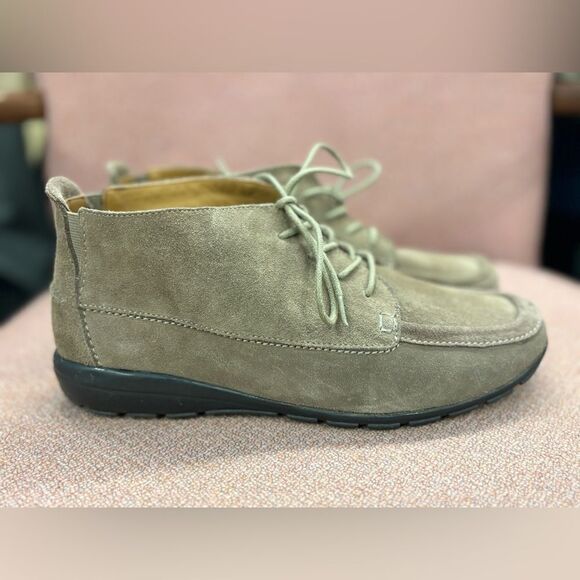 Easyspirit ladies 7 Adagio Leather square toe ankle boots - Picture 3 of 6